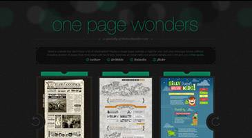 One Page Wonders