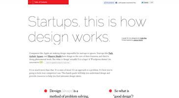 Startups, This Is How Design Works