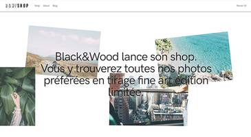 Black and Wood / Shop