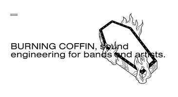 Burning Coffin