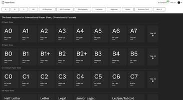 Paper Sizes